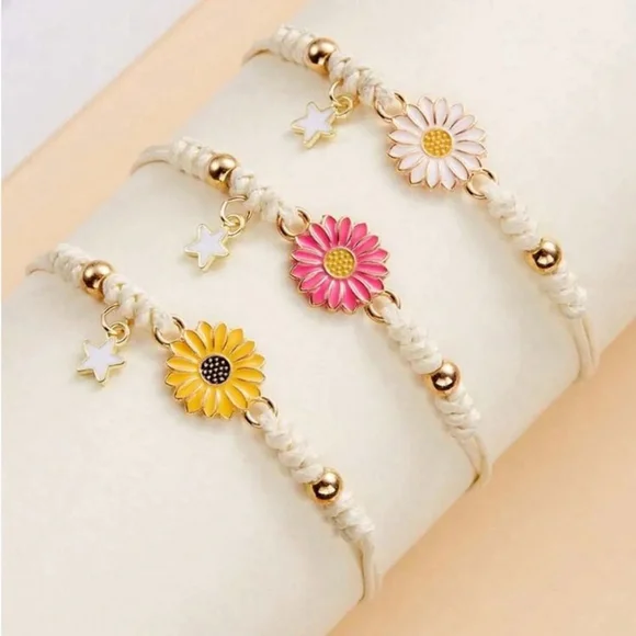 ⚠️Clearance Colorful Handmade Sunflower Bracelets SS - Picture 4 of 10
